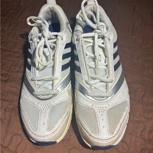 Adidas White and Navy Sneakers